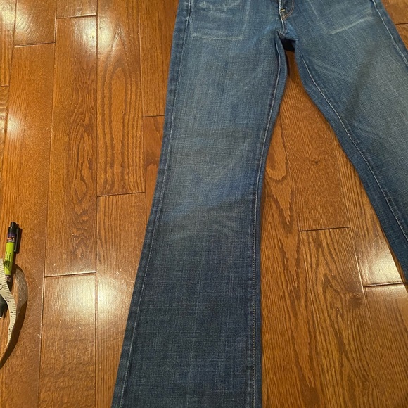 Vintage Citizens of humanity size 24 hemmed.  Inseam 29 in. outseam is 37 in. - Picture 3 of 4